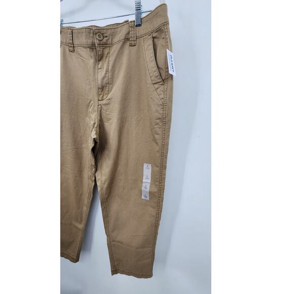 New NWT Old Navy OG Chino Ankle Pant Size Large Tan Khaki - Picture 4 of 7